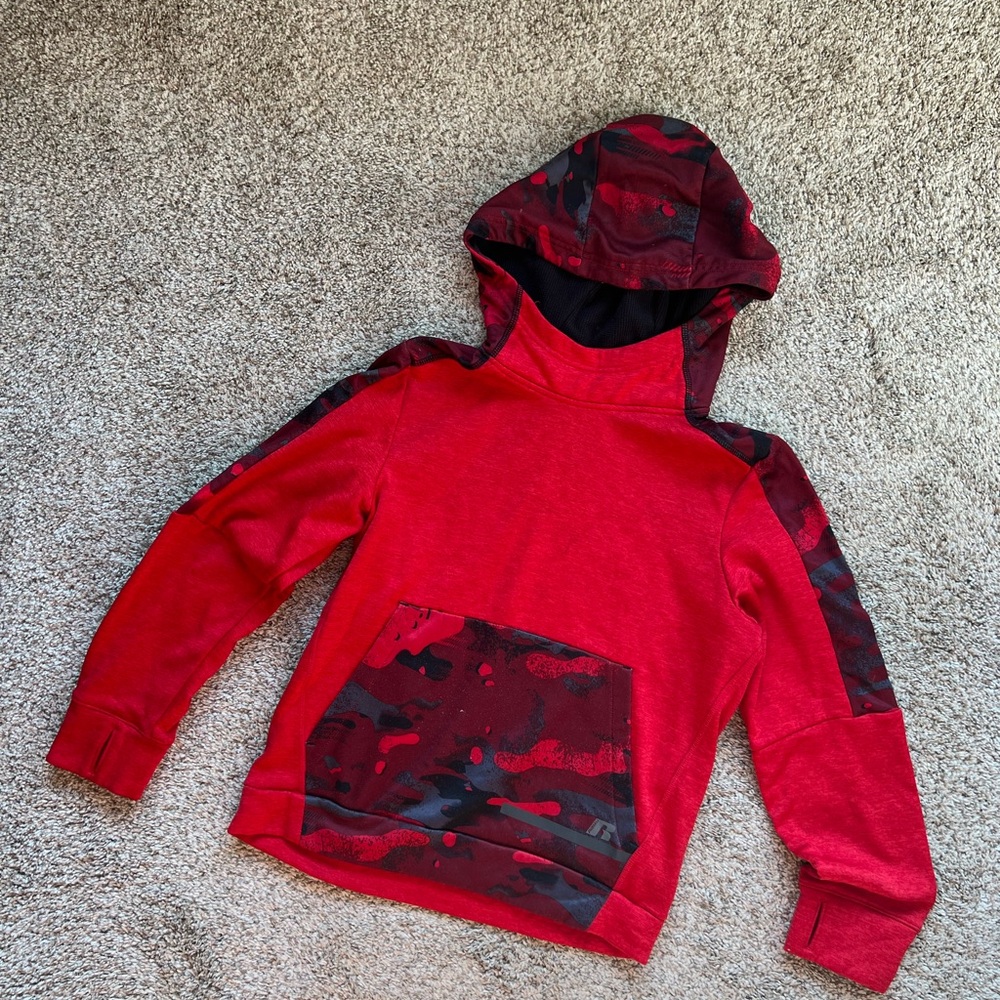 Russell Boys Red Sweatshirt Size Large 10/12